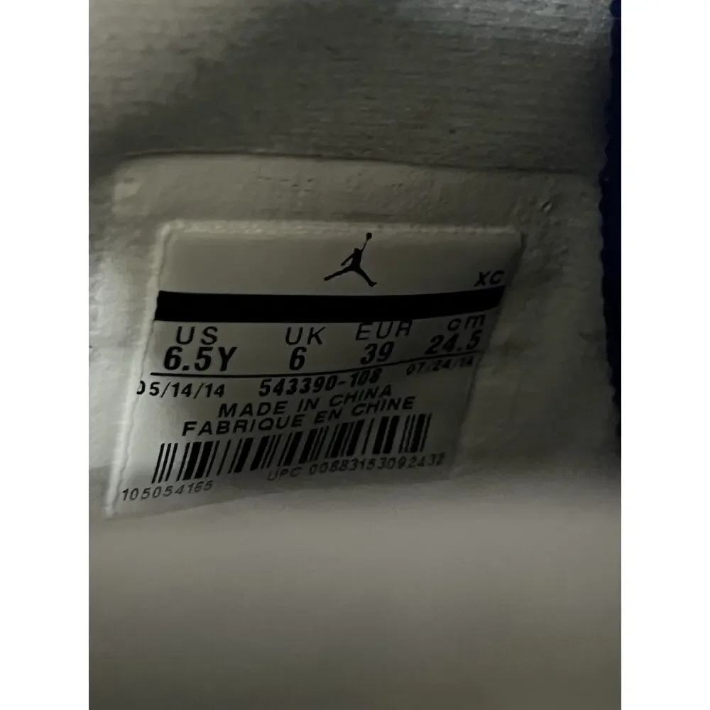 Size 6.5y- Nike Jordan 6 Retro Fierce Green GG 2014 543390-108 Seahawks Green